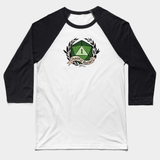 Chaotic Dice Roller Baseball T-Shirt